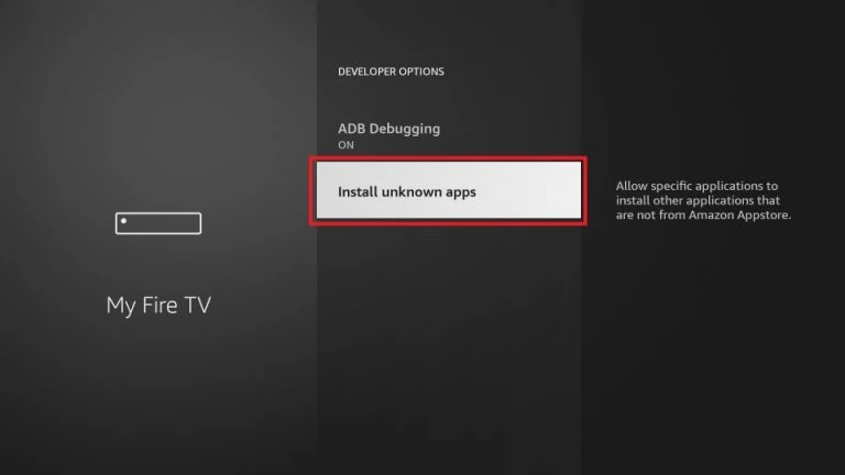 Firestick Settings Menu for IPTV Setup.